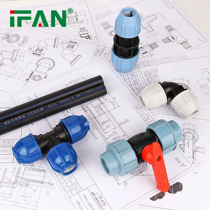 IFAN ASTM D3350 PP Compression Fittings